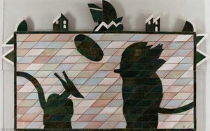 Chequered And Cut Out Panel — Querubim De Almeida