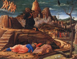 Christ On The Mount Of Olives — Andrea Mantegna