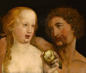 Adam And Eve — Hans Holbein The Younger