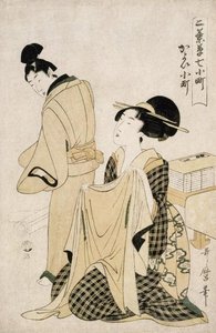 A Geisha In Her Lover`s Room — Kitagawa Utamaro