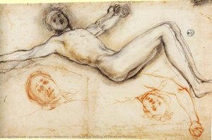 Study Of The Nailing Of Christ To The Cross — Jacopo Carucci