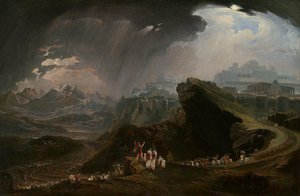 Joshua Commanding The Sun To Stand Still Upon Gibeon — John Martin
