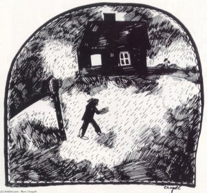The House On The Forest Edge — Marc Chagall