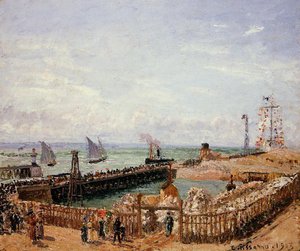 Kamilas Pissaro Žmogus Žvejų Įlėkas, Le Havras, Aukšta Vandenyninė Priviršė Yra Šarmalijoje Gyvenęs Prancūzas Kamilas Pissaro ( Žiemą Gimęs 1830 M., Vasarą Gimęs 1903 M.), Kuris Buvo Vienas Iš Impresionistų Veikėjų. Jis Buvo Žmogus Žvejų Įlėkas, Le Havra — Kamilis Pisaro