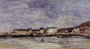 Trouville, Der Hafen — Eugène Louis Boudin
