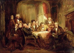 Sir Walter Scott And His Literary Friends — Thomas Faed