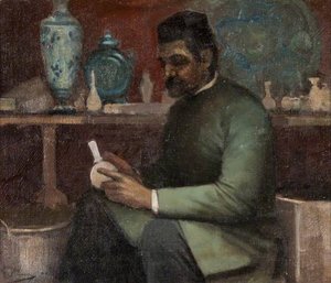 Potter At Work — Sir John Lavery