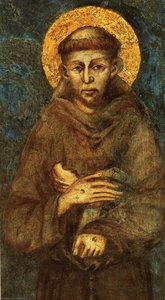 Saint Francis Of Assisi (detail) — Cimabue