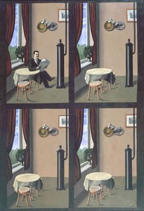 Man reading a newspaper