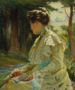 Portrait Of Mrs. Reid — George Reid
