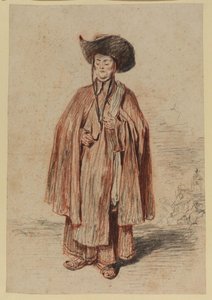 Ein Mönch, Stehend — Jean-antoine Watteau