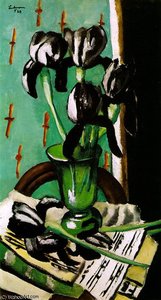 Black Irises, Collection R. N. Ketterer, — Max Beckmann
