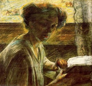 Porträt Einer Jungen Frau — Umberto Boccioni