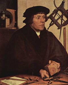 Retrato De Nicolás Kratzer — Hans Holbein El Joven