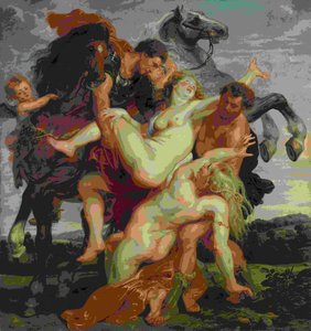 Rape Of The Daughters Of Leucippus — Peter Paul Rubens