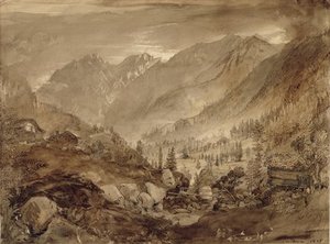 Mountain Landscape, Macugnaga — John Ruskin