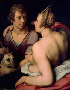 Venus And Adonis — Cornelis Cornelisz Van Haarlem