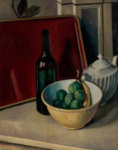 Still Life With Yellow Bowl And Fruit — ბერნარდ მენინსკი