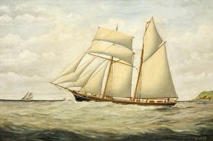 The Schooner 'saltram' — Thomas Chidgey