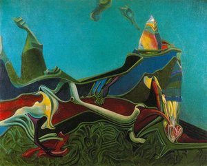 Paesaggio Con Germe Di Grano — Max Ernst