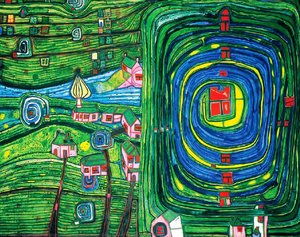 Grass For Those Who Cry — Friedensreich Hundertwasser