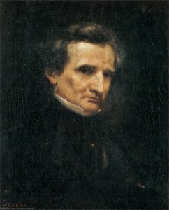 Portrait Di Hector Berlioz — Gustave Courbet