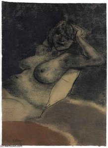 Marynka Pregnant — Ronald Brooks Kitaj