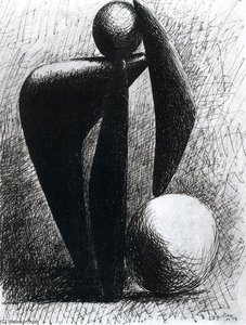 Bañista Con Pelota — Pablo Picasso