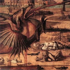 St George And The Dragon (detail) — Vittore Carpaccio