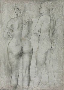 Two Figures With Folded Arms — Barbara Hepworth