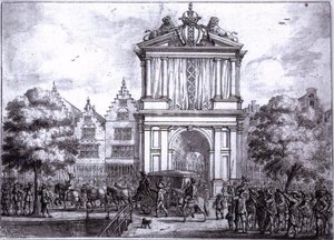 Maria Udvarlati Amsterdam Egyetemi Bejárata — Jan The Younger Martszen