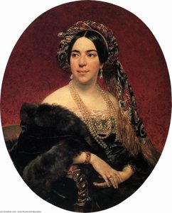 Portrait Of Princess Z. A. Volkonskaya — Karl Pavlovich Bryullov