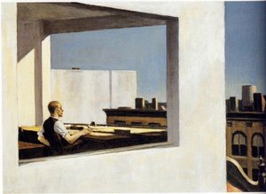 Bureau Dans Une Petite Ville — Edward Hopper