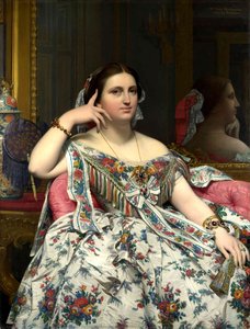 Ritratto Di Madame Moitessier Seduta — Jean-auguste-dominique Ingres