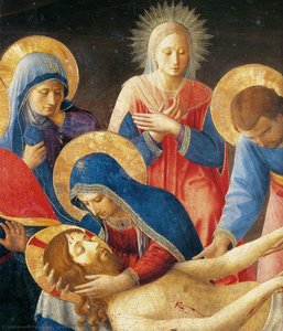 Lamentazione Di Cristo (dettaglio) — Fra Angelico