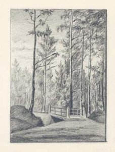 Second Bridge On Road To Threshing Floor In State Forest — Nicholas Roerich