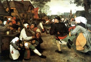 Peintre Bruegelio Seno *danse Žemiavų* (1567) — Pieteris Bruegelis Vyresnis