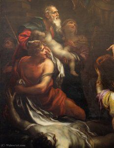 Miracle Of Blessed Savior From Horta, Genoa — Domenico Piola