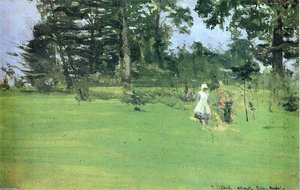 Figure On A Lawn — Walter Richard Sickert