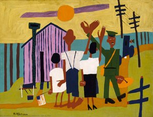 Off To War — William H. Johnson