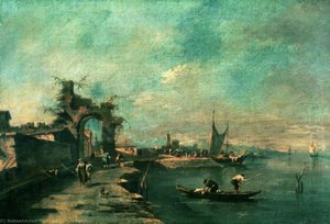 Coast Scene — Francesco Lazzaro Guardi