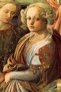 Coronation Of The Virgin (detail) (15) — Filippo Lippi