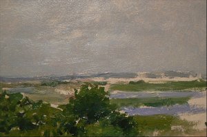 Shinnecock Hills (una Vista Di Shinnecock) — William Merritt Chase