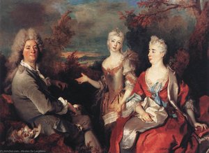 The Artist And His Family — Nicolas De Largillière