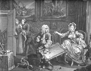 A Harlot's Progress, Plate 2 — William Hogarth