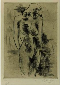Étude Nu (vallier 1) — Georges Braque