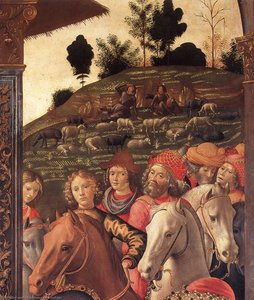 Adorazione Dei Magi (dettaglio) — Domenico Ghirlandaio