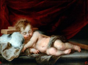 Christ Child On The Cross — Bartolomé Esteban Murillo
