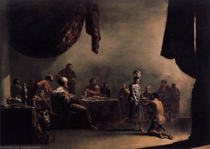 Salome Presented With The Head Of St John The Baptist — Leonaert Bramer