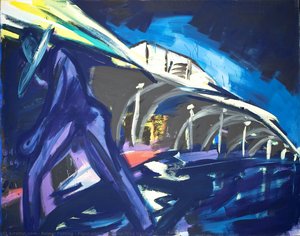 Figur Und Hochbahn — Rainer Fetting